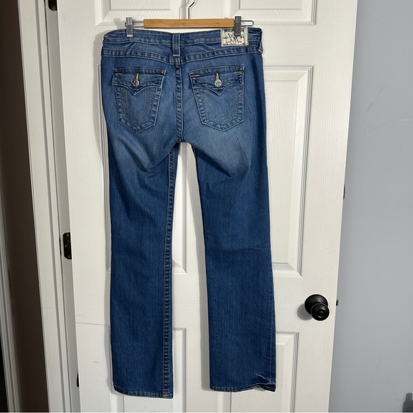True Religion Straight w/Flaps women's jeans, size 32, denim, casual, fall - Picture 7 of 13